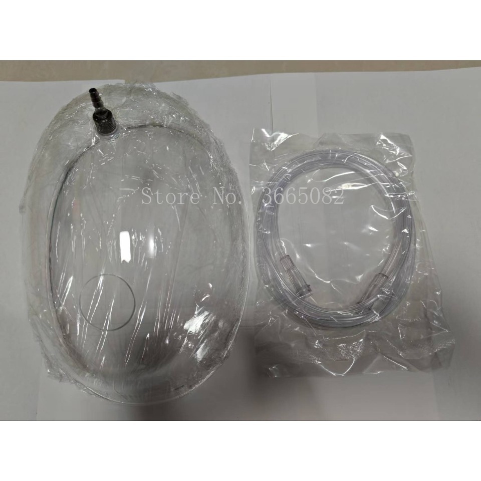 Oxygen Mask Non-Rebreather - 酸素インジェクターフルフェイスマスク顔の皮膚美容スパ透明全顔カバー酸素インジェクター酸素濃縮器