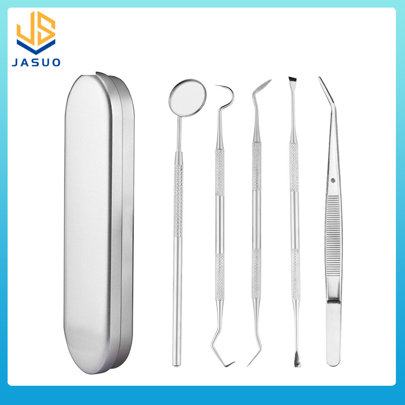 Dental Mirror Probe - 歯科用ツールセット ミラー ステンレス製歯磨きツール マウスミラー ピンセット プローブ