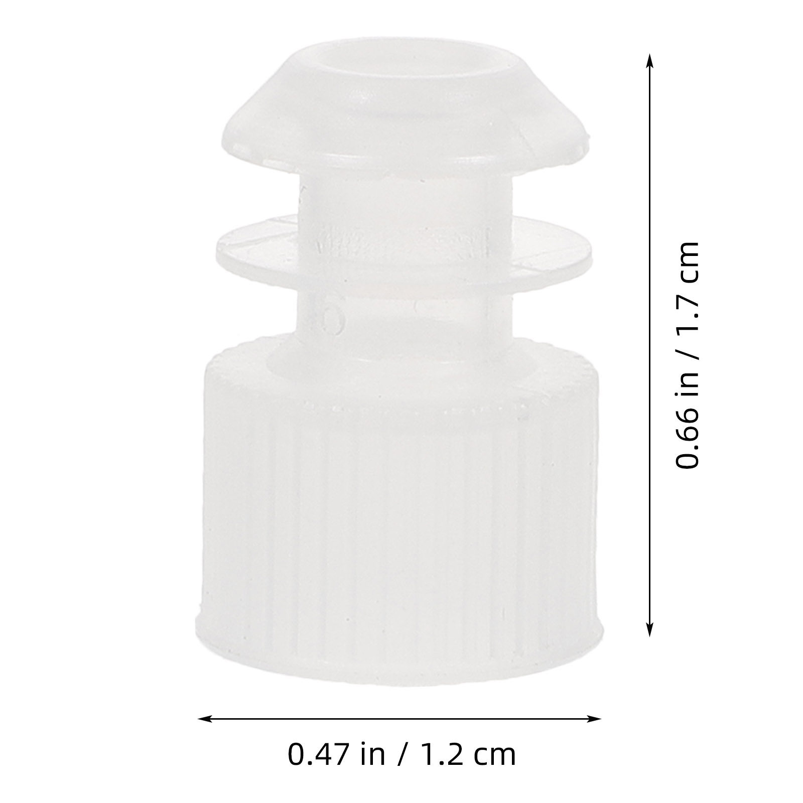 実験用ボトル栓 100個入り 12mm 無垢プラスチック製  - Medical Laboratories のレビューと価格