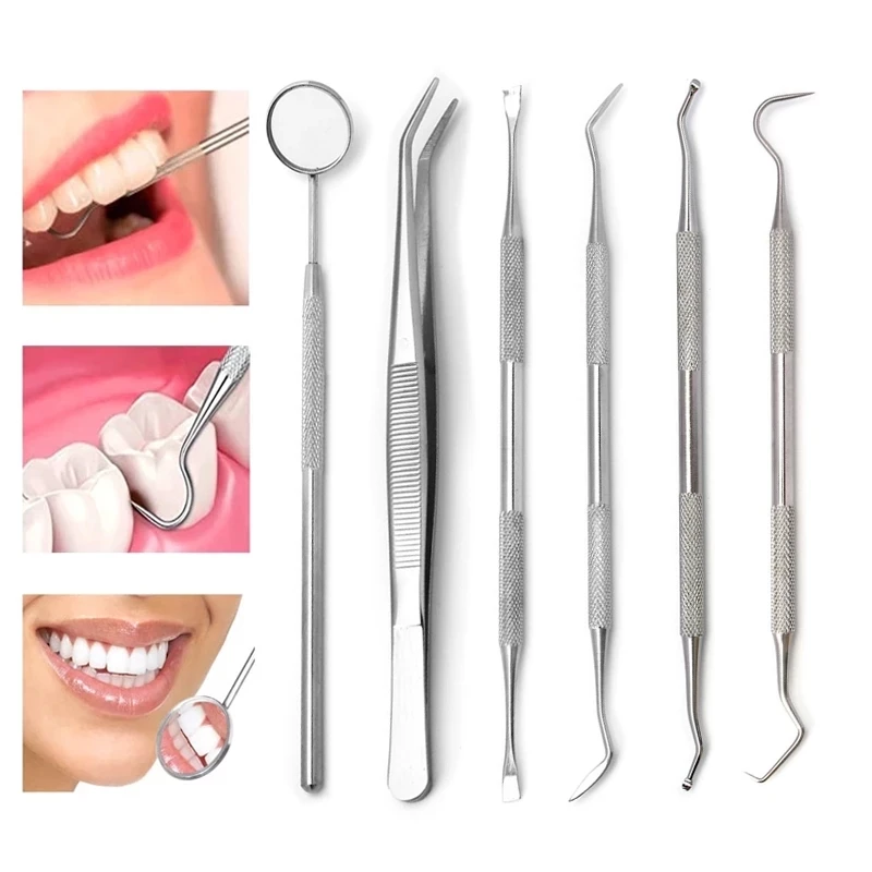 3 個/4 個ステンレス鋼歯科医クリーンツール歯科ミラーダブ - Dental Mirror Probe のレビューと価格
