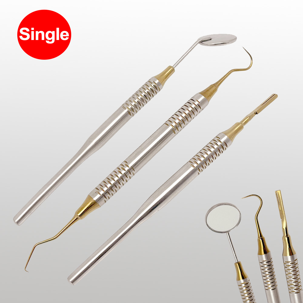 1 個歯科医の歯のクリーニングツール口ミラー/エクスプローラ - Dental Mirror Probe のレビューと価格