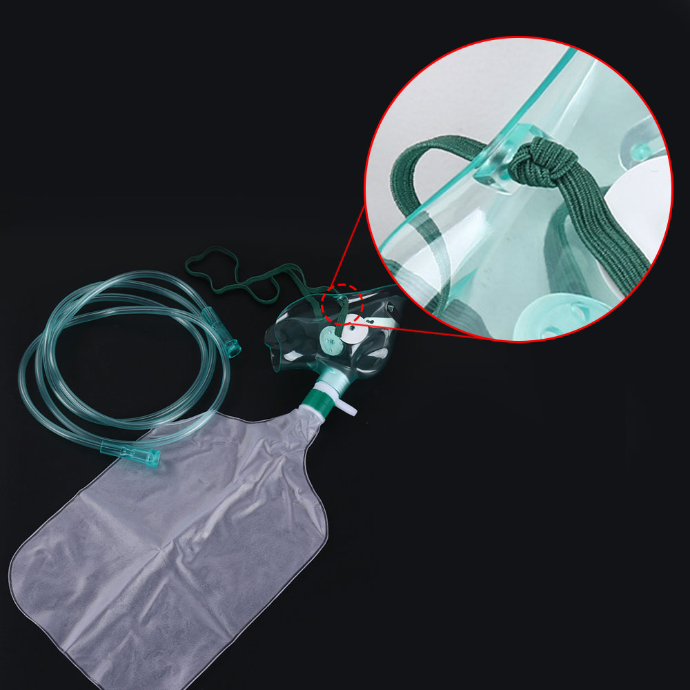 1個入り 大人用高濃度酸素フェイスマスク（チューブ付き） - - Oxygen Mask Non-Rebreather のレビューと価格