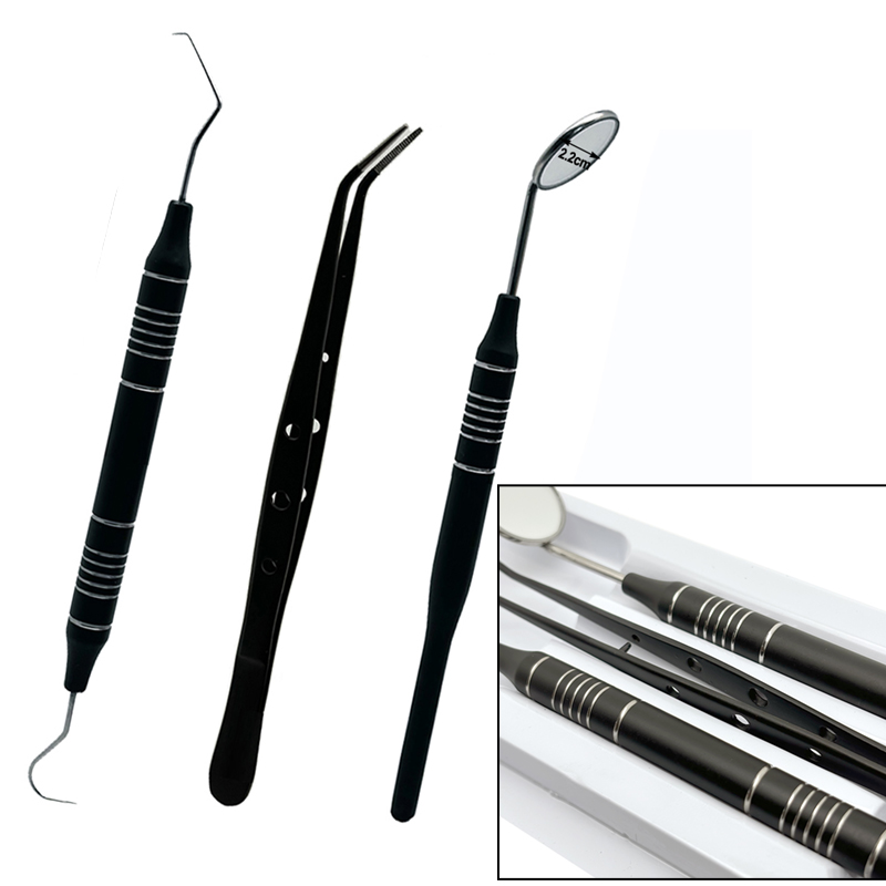 歯科用口ミラー & プローブキット ステンレス鋼歯科ツールセ - Dental Mirror Probe のレビューと価格