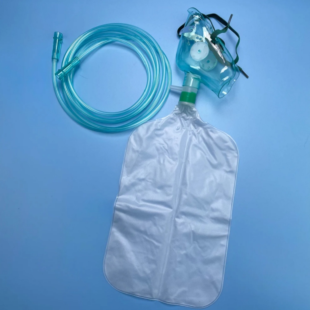 5-10 個使い捨て大人用高濃度酸素フェイスマスク、チューブ - Oxygen Mask Non-Rebreather のレビューと価格