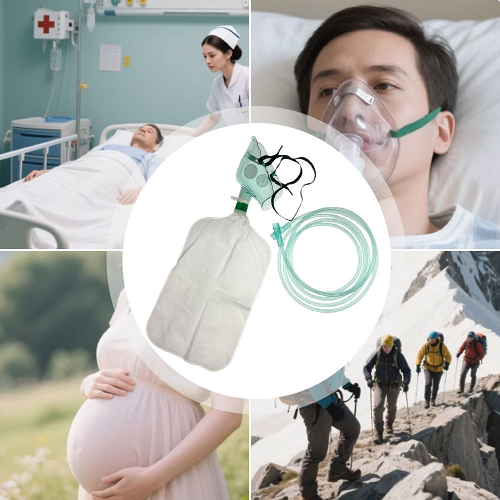 5-10 個使い捨て大人用高濃度酸素フェイスマスク、チューブ - Oxygen Mask Non-Rebreather のレビューと価格