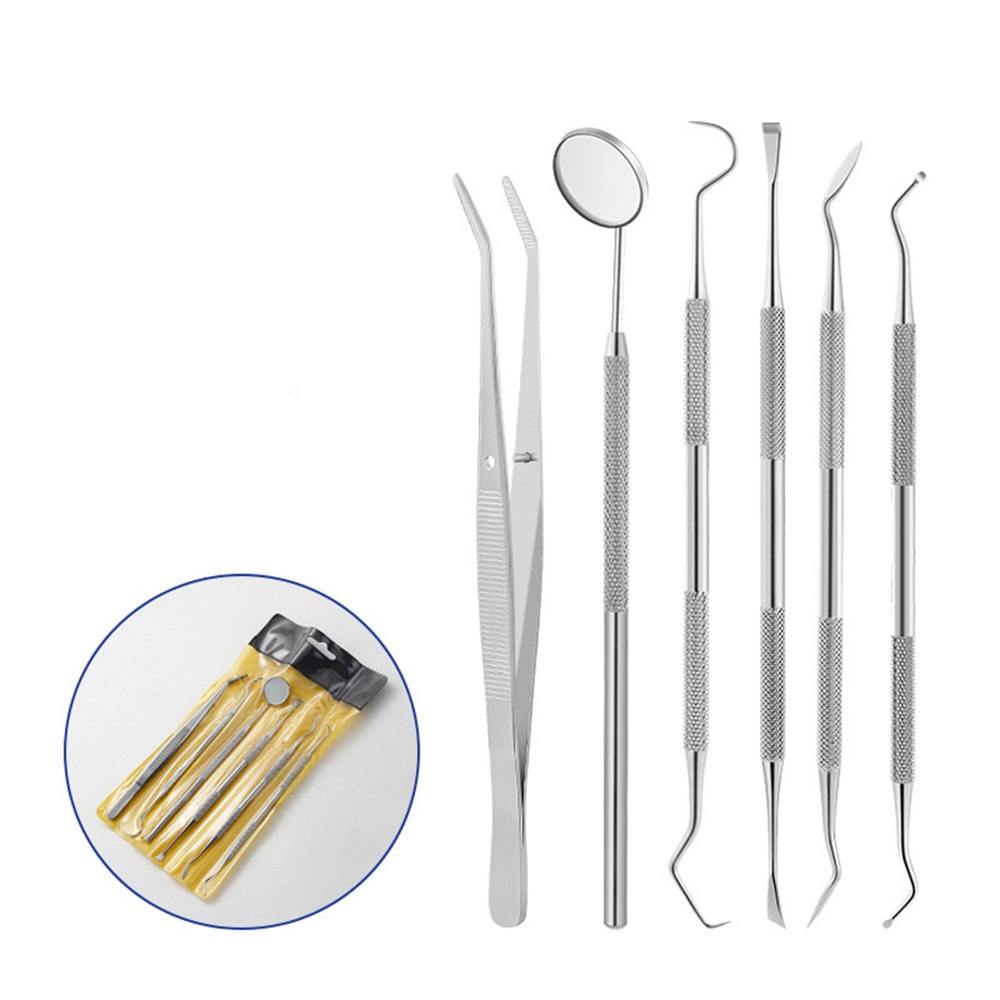 ステンレス鋼歯科クリーニングツールセット 口腔鏡 ピンセット - Dental Mirror Probe のレビューと価格